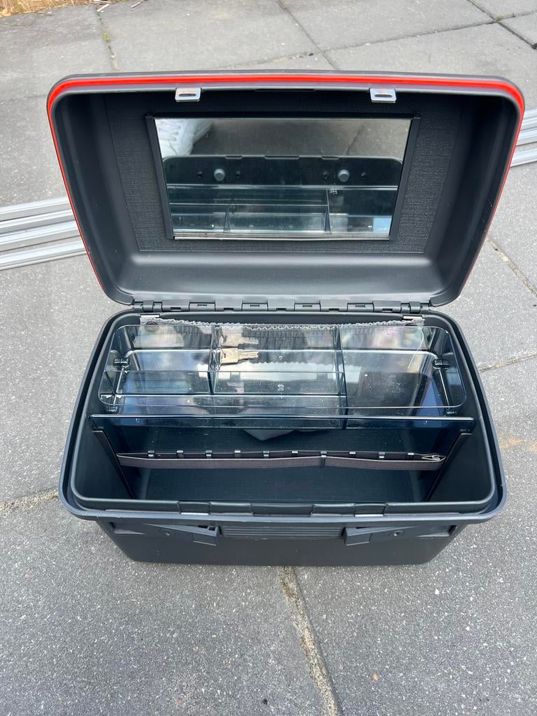 Delsey Beautycase - Hardcase met spiegel en slot, Sieraden, Tassen en Uiterlijk, Beautycases, Ophalen of Verzenden, Zo goed als nieuw