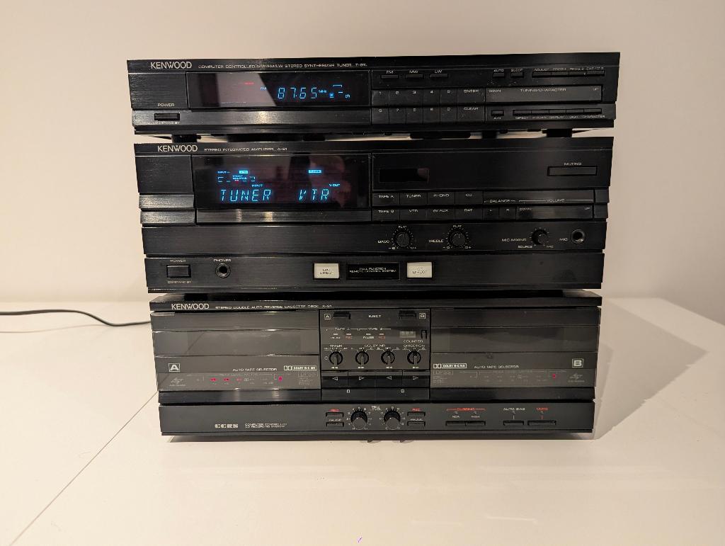 Kenwood M-91 Midi HIFI Stereo Set - A-91 / T-91 / X-91, Tuner of Radio, Gebruikt, Losse componenten, Ophalen