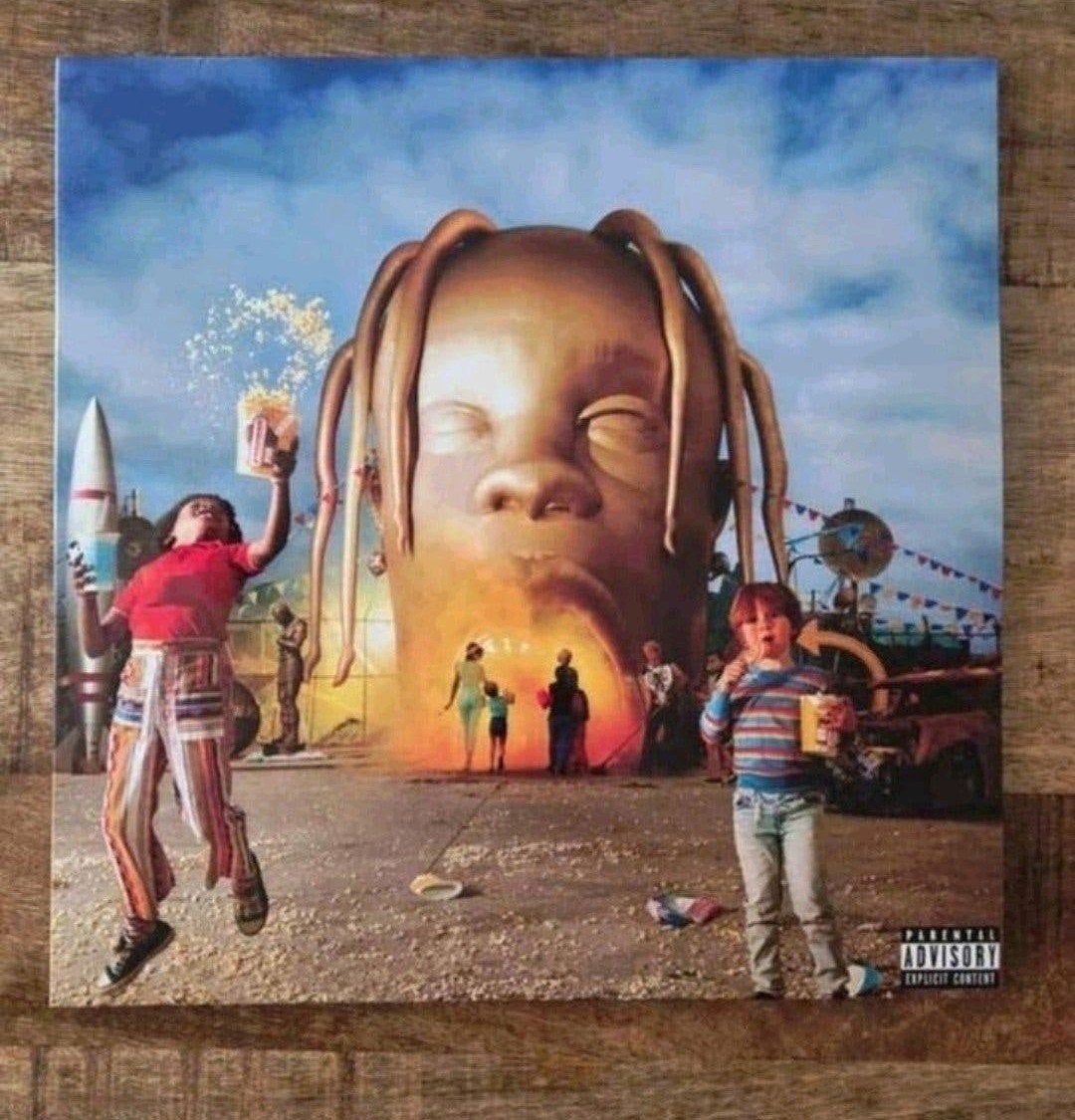 Dubbel lp travis scott astroworld, Ophalen of Verzenden, Zo goed als nieuw, 12 inch