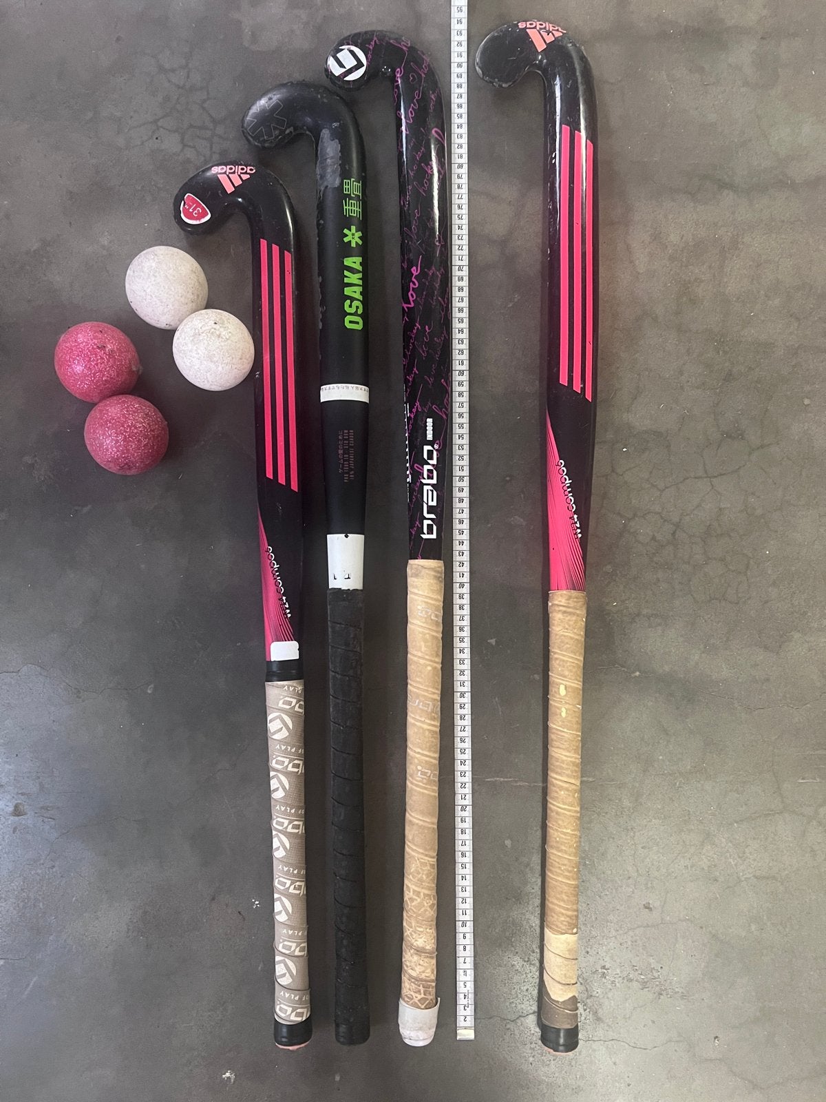 Hockey sticks en ballen - Adidas, Osaka, Brabo, Sport en Fitness, Ophalen, Gebruikt, Stick