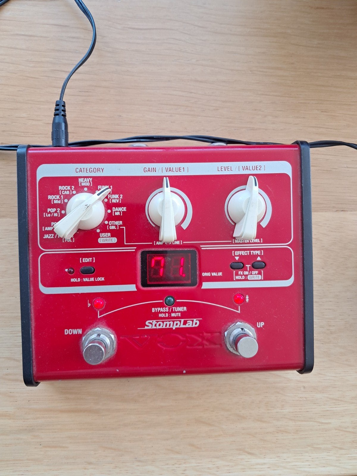 Korg StompLab Gitaar Multi-Effect Pedaal met Tuner, Ophalen of Verzenden, Gebruikt, Multi-effect