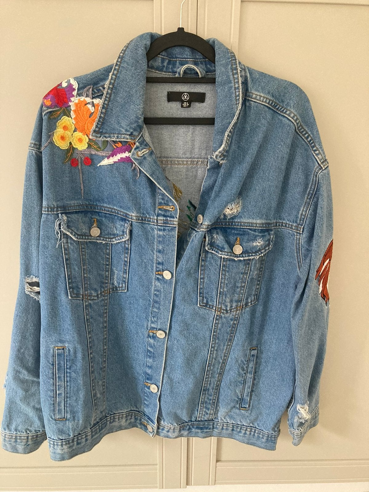 Missguided Oversized Jas 36, Ophalen of Verzenden, Zo goed als nieuw, Maat 36 (S), Blauw