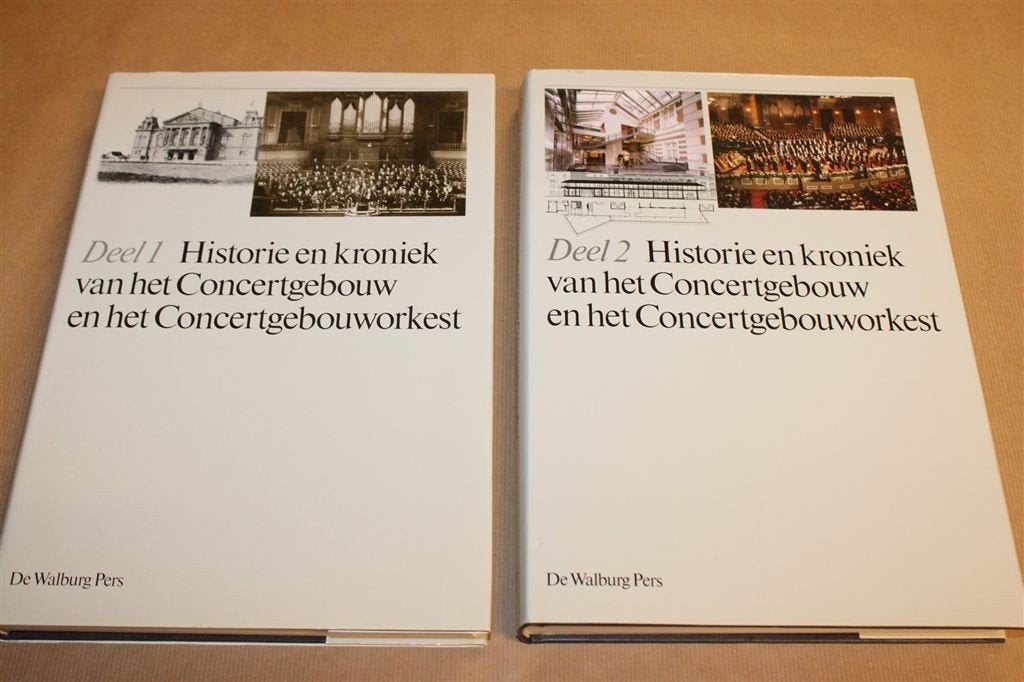 Historie van het Concertgebouw — Deel 1 en 2 Compleet, Ophalen of Verzenden, Zo goed als nieuw, Artiest