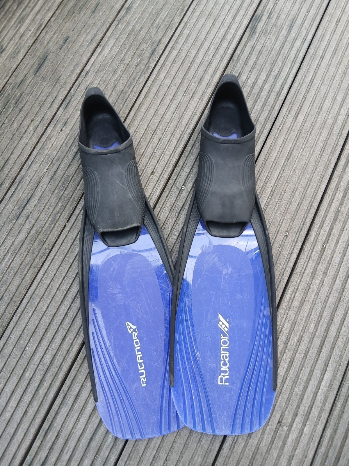 Zwemvinnen Rucanor - Maat 46/47, Watersport en Boten, Ophalen of Verzenden, Gebruikt, Zwem- of Duikvliezen