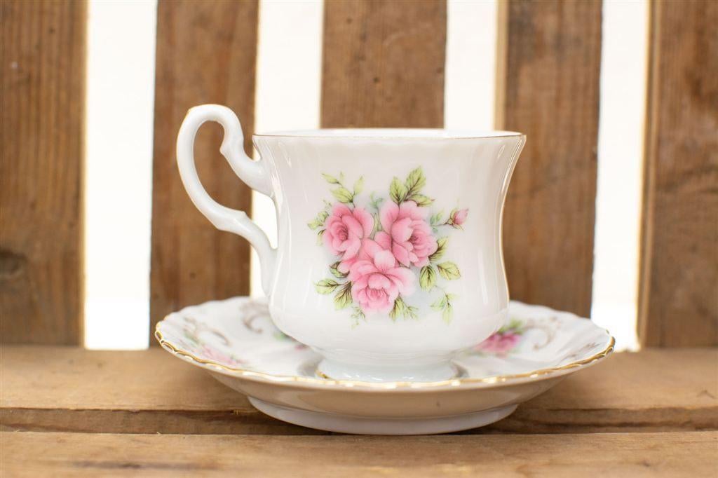 Royal Frankonia porseleinen kop en schotel 38933, Gebruikt, Ophalen of Verzenden, Bord(en), Wedgwood