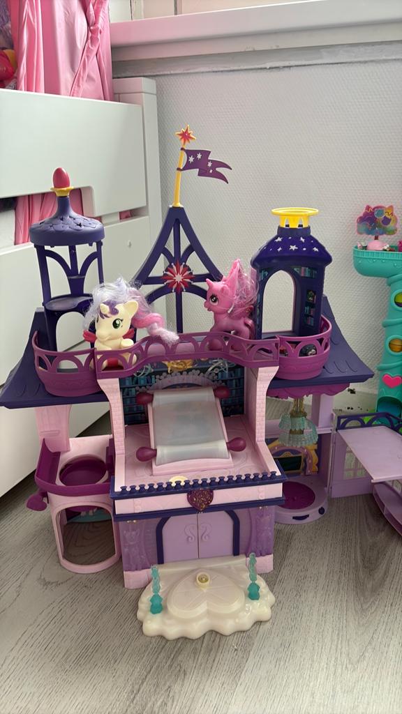 My little pony kasteel, Kinderen en Baby's, Speelgoed | My Little Pony, Ophalen, Zo goed als nieuw