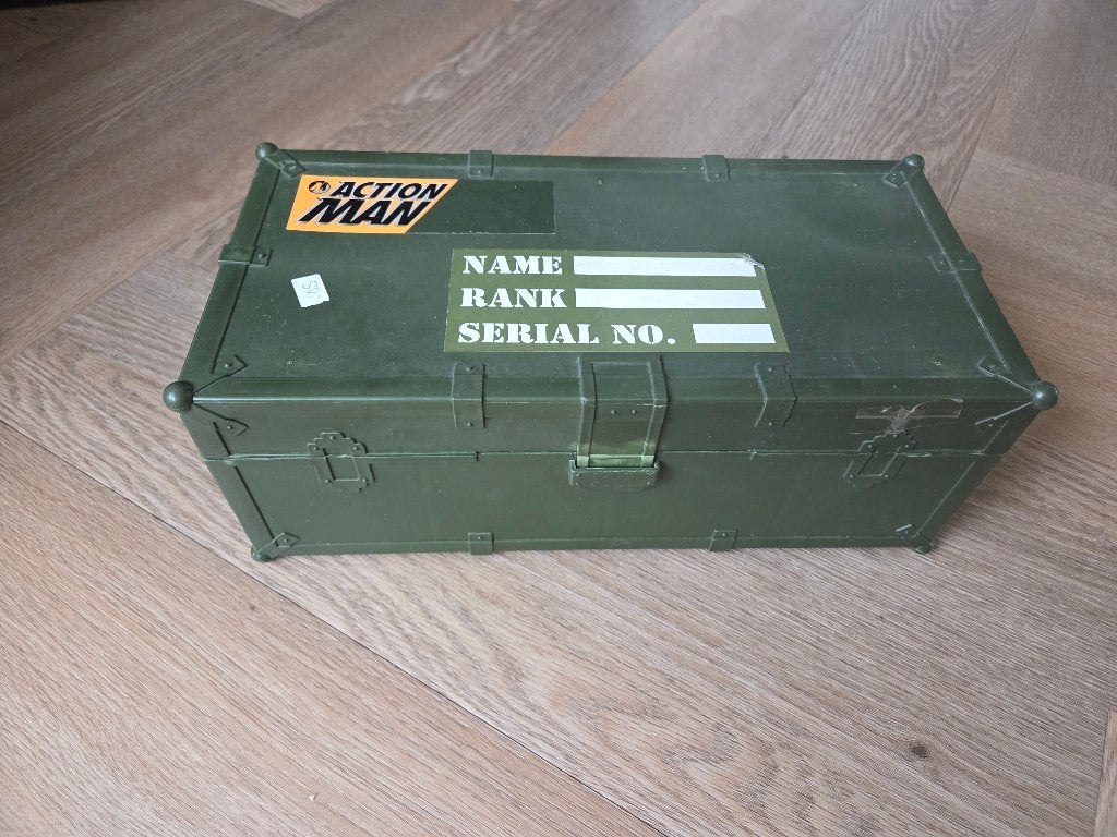 Vintage Action Man Opbergkist / Footlocker, Verzamelen, Speelgoed, Ophalen of Verzenden, Gebruikt
