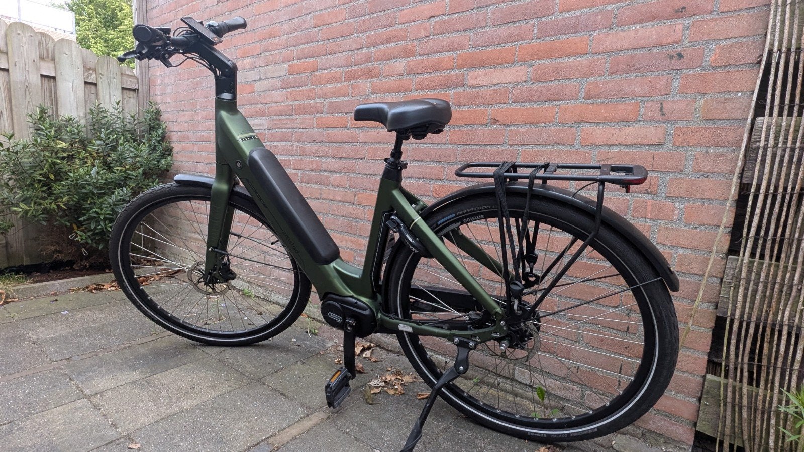 Amslod Eton E-MD elektrische fiets, Zo goed als nieuw, 47 tot 51 cm, 50 km per accu of meer, Ophalen