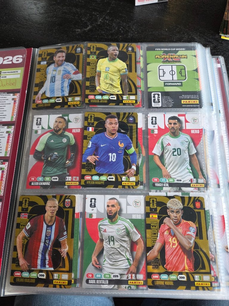 Panini fifa xl adrenalyn 2026 kaarten, Ophalen of Verzenden, Nieuw, Meerdere plaatjes