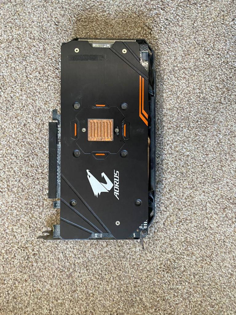 Videokaart AMD Gigabyte Radeo AUROS RX 580 8GB, PCI-Express 3, Gebruikt, AMD, HDMI