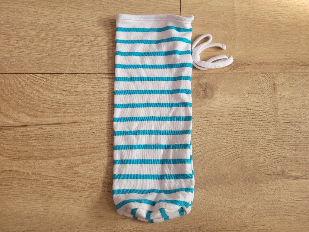 BAMBINO wit blauw gestreepte kruikhoes ~ MP5200, Overige typen, Zo goed als nieuw, Blauw, Bambino