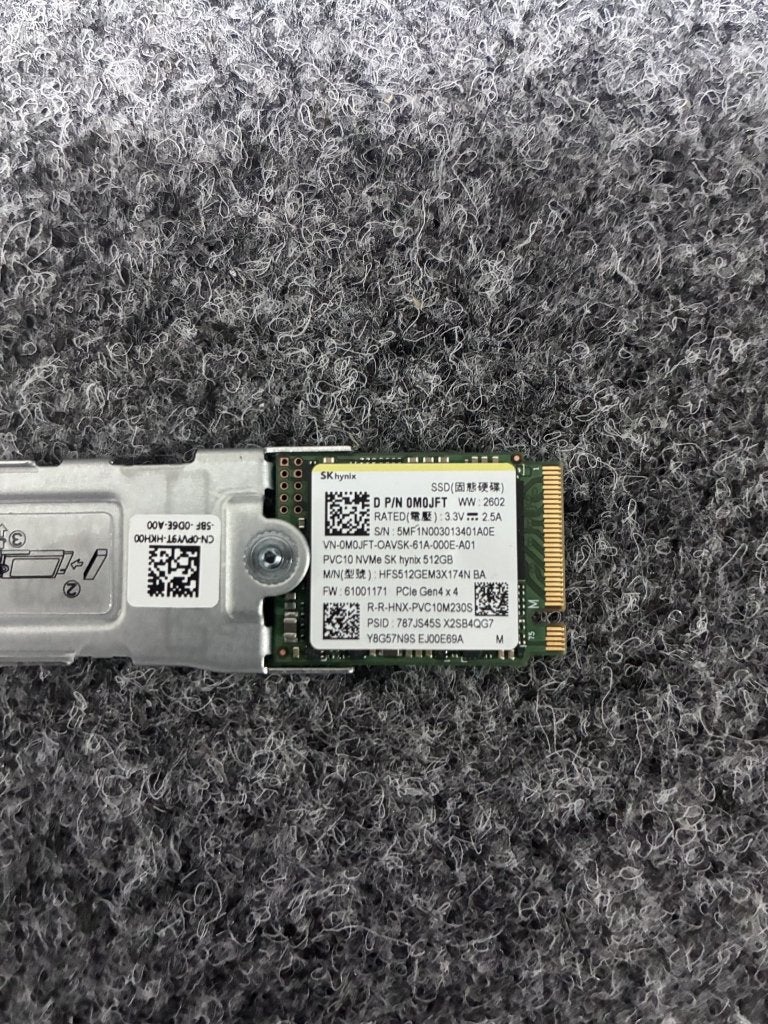 SK hynix  NVMe SSD 512GB PCIe Gen4 x 4, SSD, Ophalen of Verzenden, Zo goed als nieuw, Overige aansluitingen