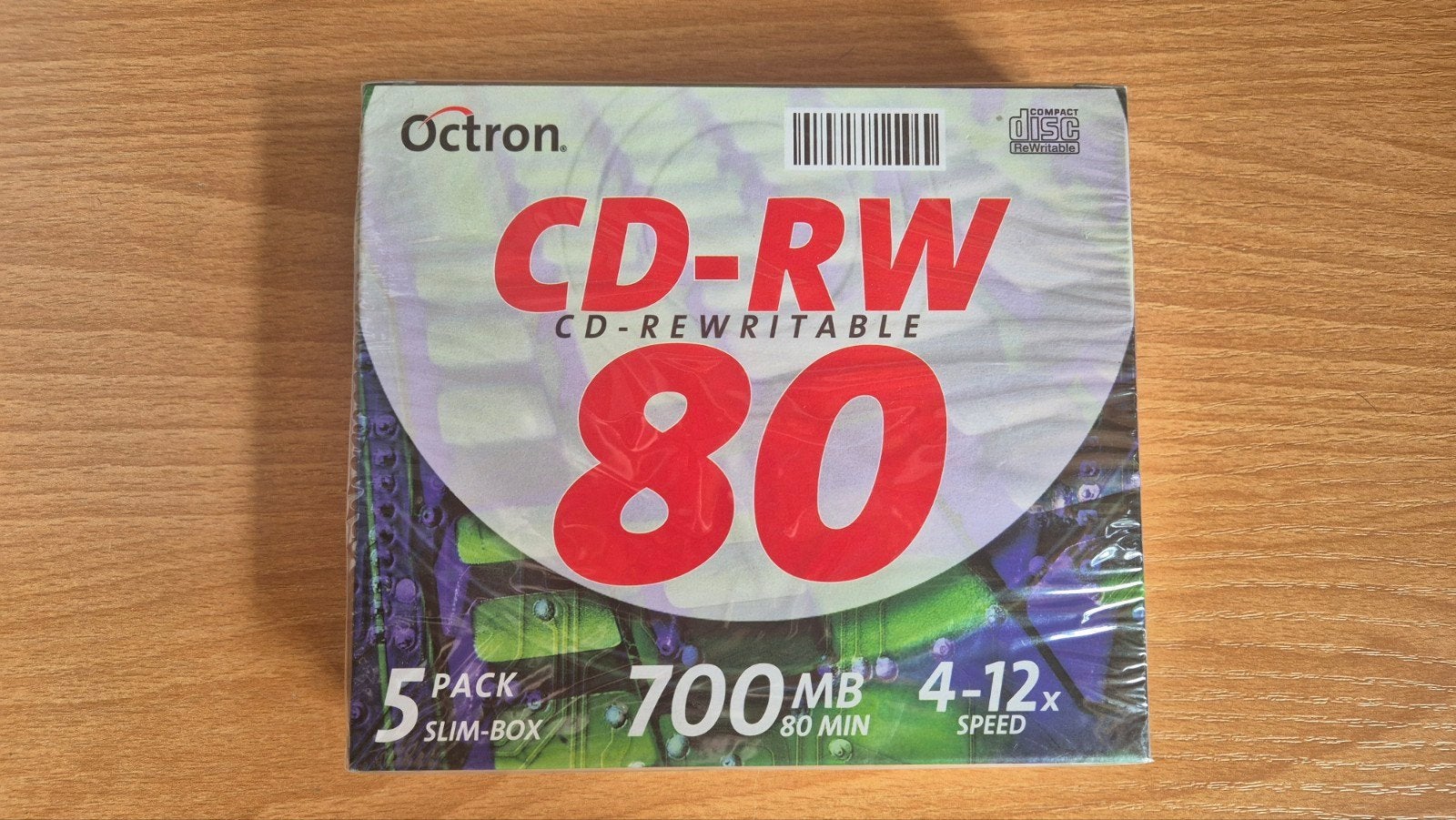 Ongeopende CD-RW 5x, Computers en Software, Beschrijfbare discs, Ophalen of Verzenden, Nieuw
