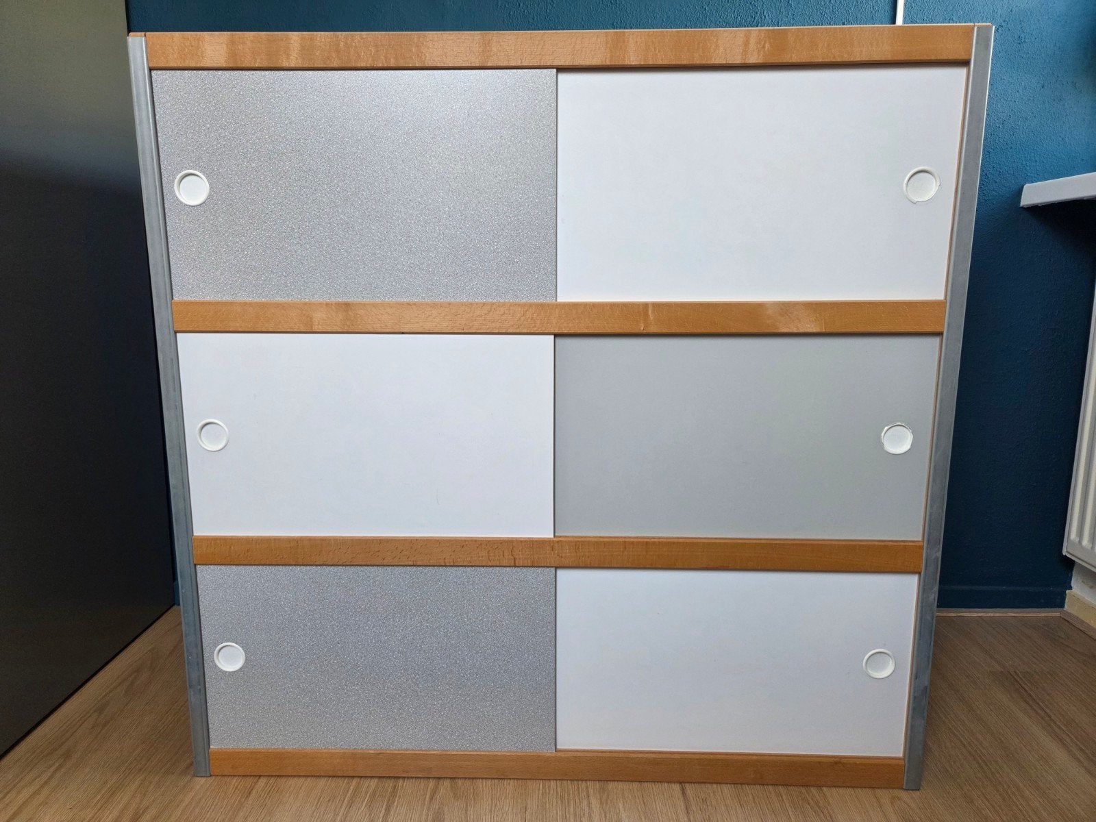 Kewlox / Moduloo kast - wit en grijs, Ophalen, Zo goed als nieuw