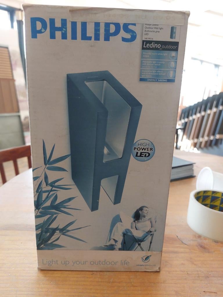 Philips Ledino Outdoor LED Wandlamp Antraciet, Ophalen of Verzenden