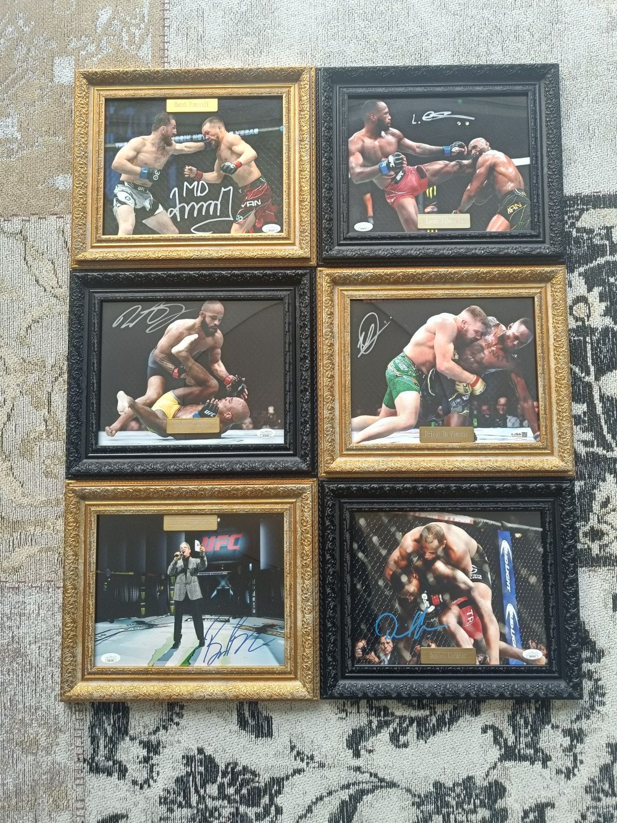Gesigneerde UFC foto's met jsa certificaat!!, Ophalen of Verzenden, Nieuw, Minder dan 50 cm, Minder dan 50 cm