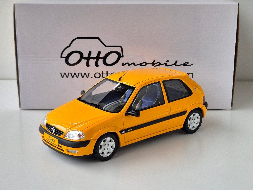 1:18 Ottomobile Citroën Saxo 1.4 BIC Phase 2 Orange Mango, Ophalen of Verzenden, Zo goed als nieuw, Auto, OttOMobile