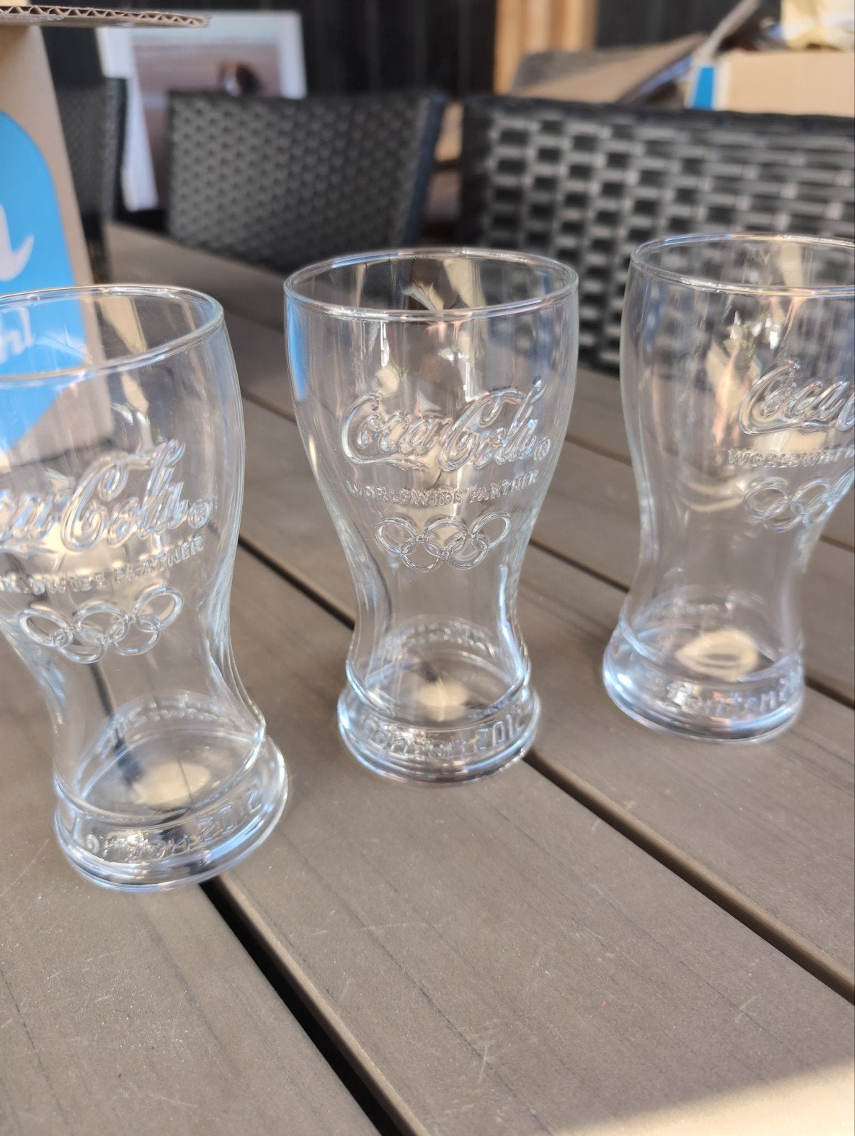 Coca-Cola Olympische Spelen London 2012 Glazen, Ophalen of Verzenden, Zo goed als nieuw