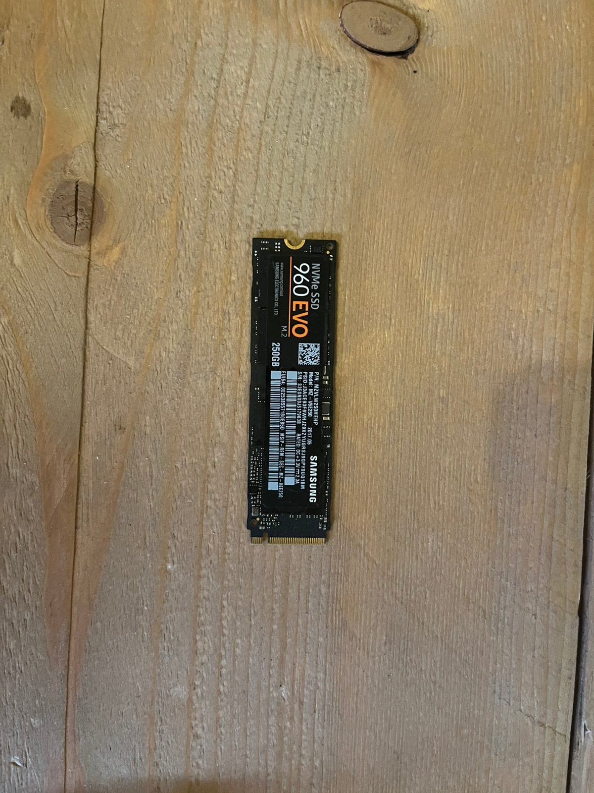 Samsung 250GB M.2 SSD, Computers en Software, Harde schijven, Intern, SSD, Ophalen of Verzenden, Zo goed als nieuw