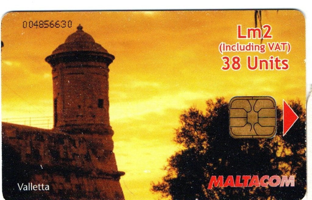 chip kaartje Malta 1, Ophalen of Verzenden