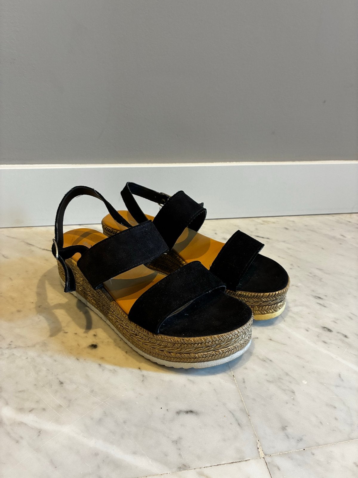 Diverse sandalen en openhak schoenen, Ophalen, Gedragen, Zwart, Sandalen of Muiltjes
