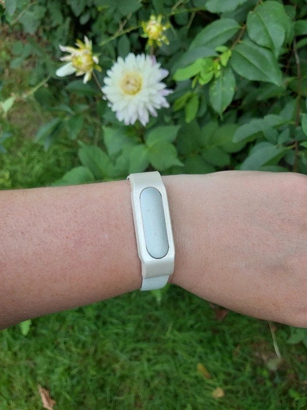 Xiaomi Mi Band Pulse + Leren Band - Activity Tracker, Gebruikt, Xiaomi, Wit, Ophalen of Verzenden
