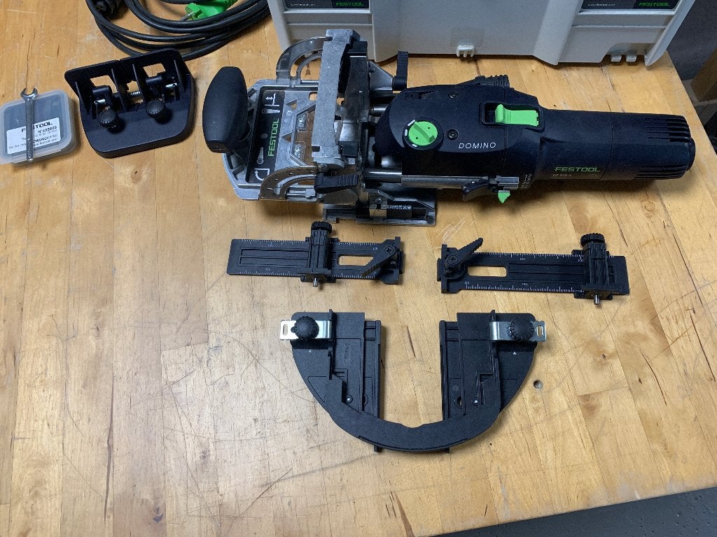 Festool Domino DF500 Qset, Ophalen, Zo goed als nieuw, Bovenfrees, Festool