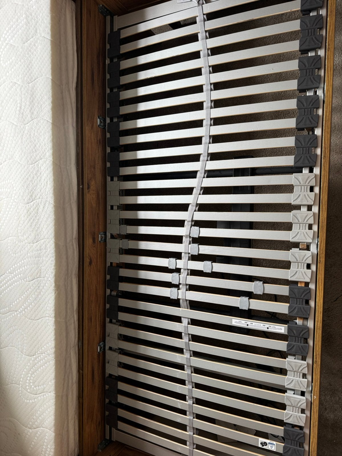 Elektrische Lattenbodem, Ophalen of Verzenden, Zo goed als nieuw, Eenpersoons, 90 cm