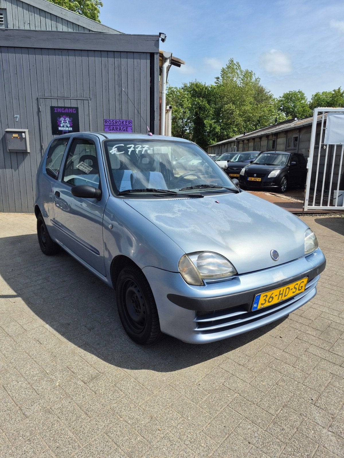 Fiat Seicento 1.1 2001 Blauw, Voorwielaandrijving, Blauw, Origineel Nederlands, 400 kg