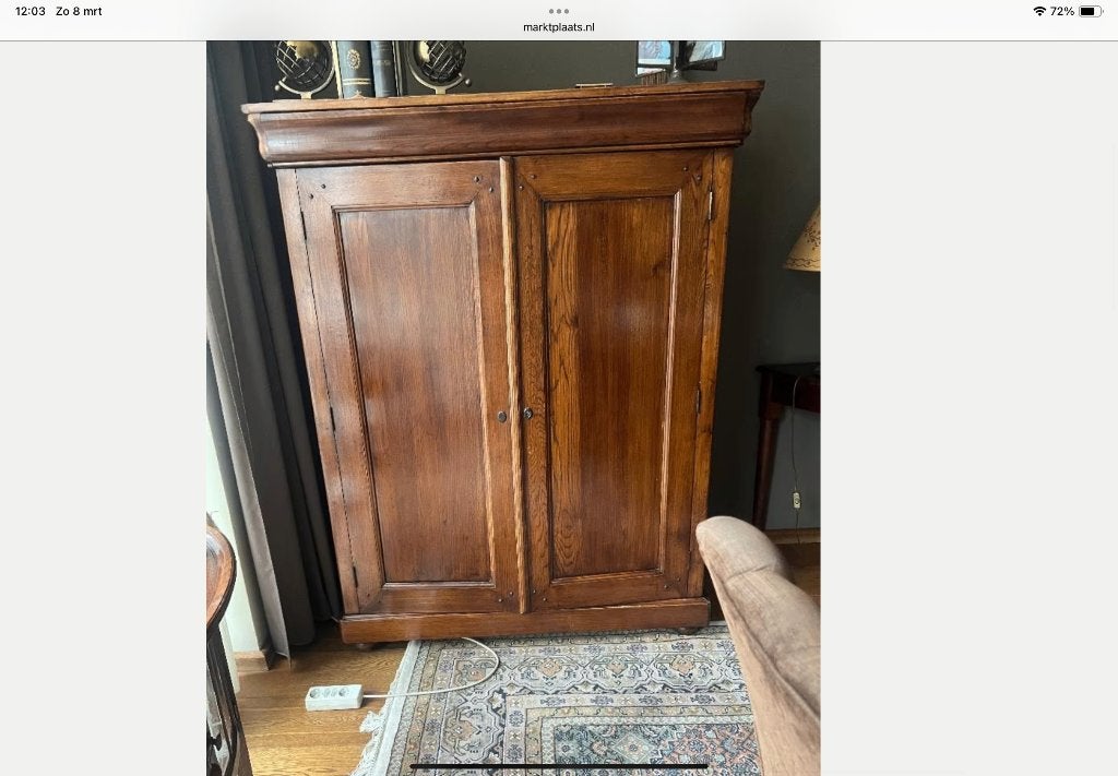 Mooie kast, Ophalen