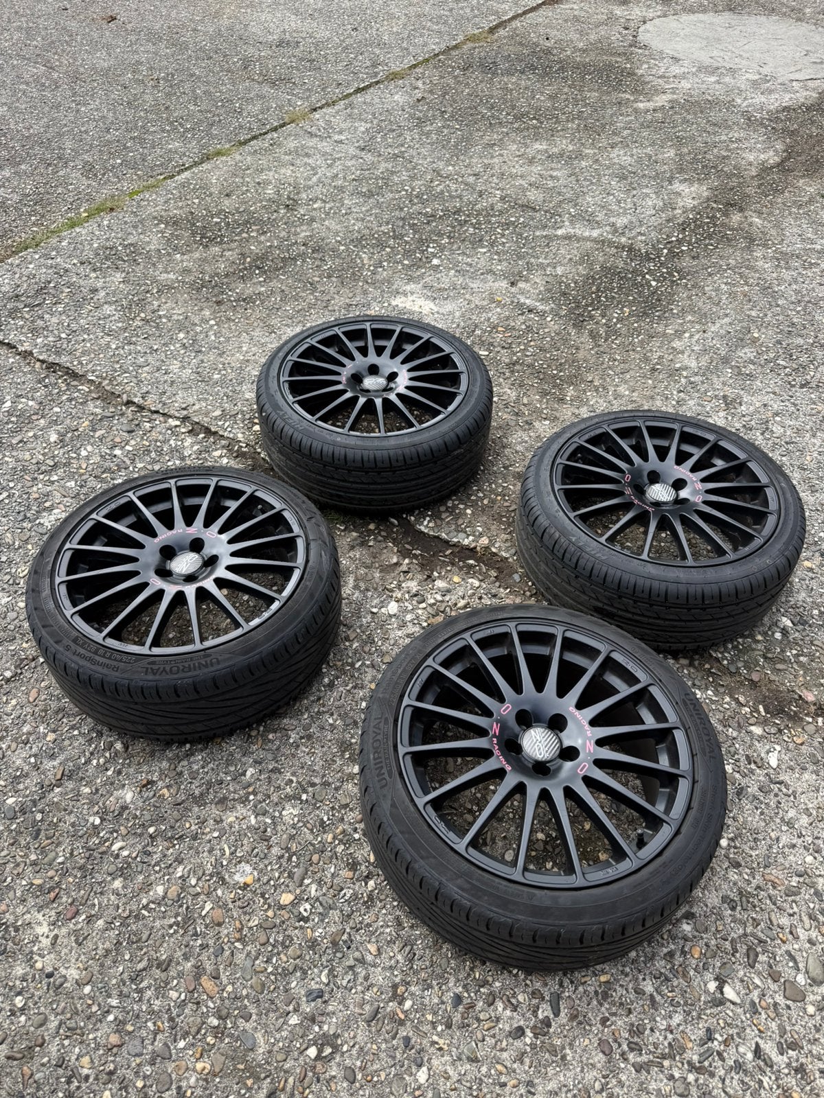 18 inch OZ Racing Superturismo GT velgen + banden, Auto-onderdelen, Banden en Velgen, Ophalen, 18 inch, Gebruikt, Velg(en)