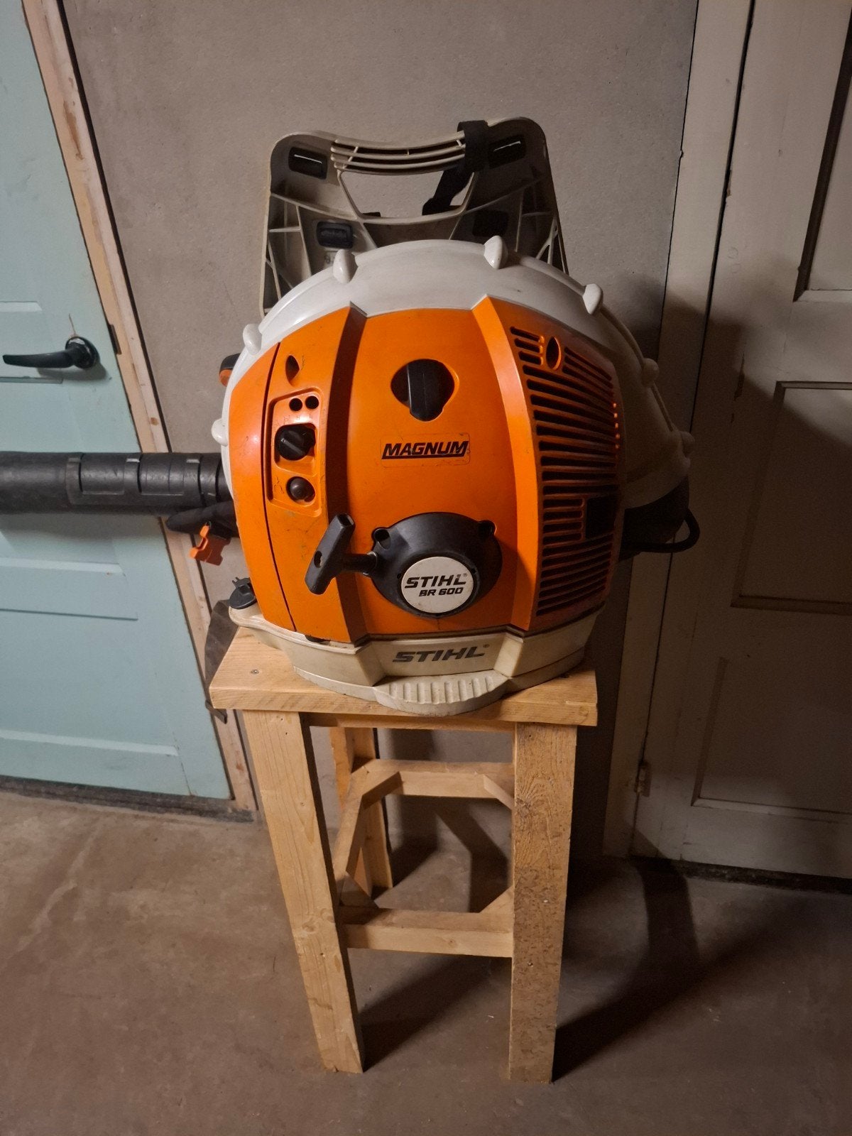 stihl br600 magnum bladblazer, Ophalen, Gebruikt, Benzine