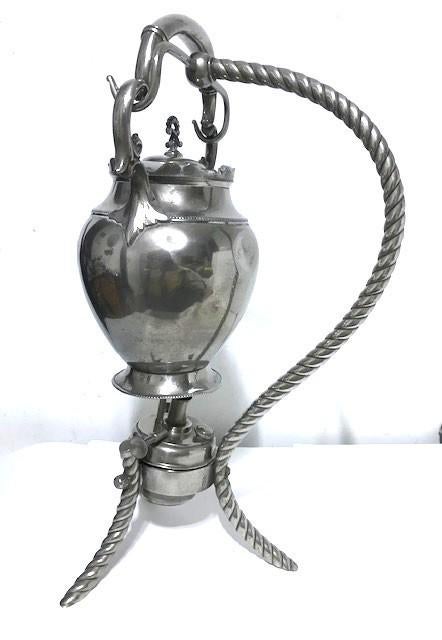 Samovar Water Thee Pot staander & brander Antiek☕💑🤗👌, Ophalen of Verzenden