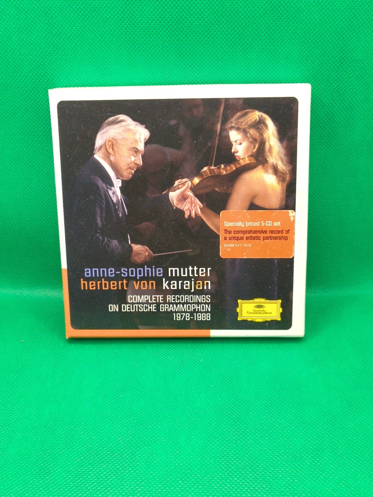 Anne-sophie Mutter Herbert von karajan cd box, Cd's en Dvd's, Ophalen of Verzenden, Classicisme, Zo goed als nieuw