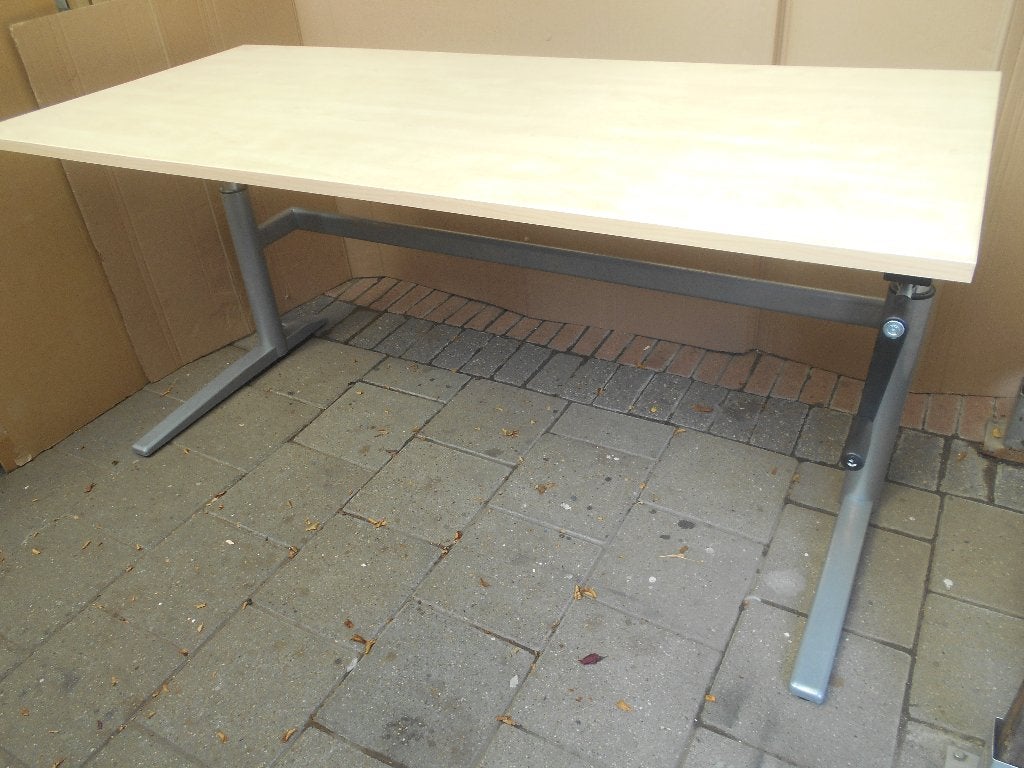 zit-sta bureau 180x80cm verstelbare hoogte 60tot 90cm, Huis en Inrichting, Bureaus, Ophalen, Zit-sta bureau, In hoogte verstelbaar