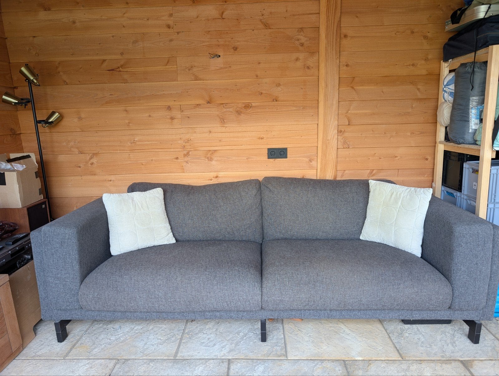 IKEA NOCKEBY 3-zitsbank - Ruim en comfortabel, Huis en Inrichting, Ophalen, 250 tot 300 cm, Gebruikt, Driepersoons