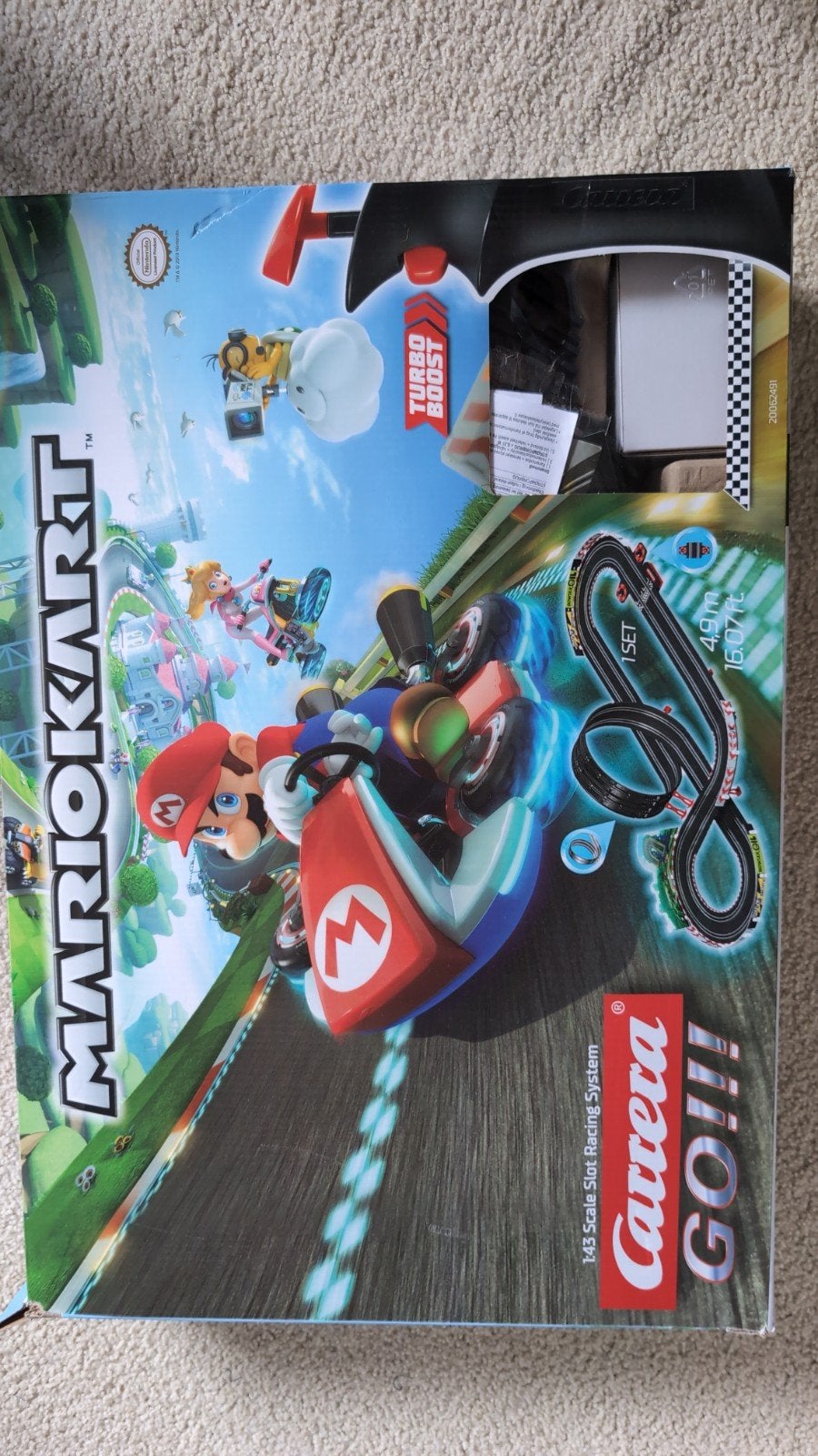 Carrera Go!!! Mario Kart Racebaan met Mario en Luigi, Ophalen of Verzenden, Elektrisch, Carrera