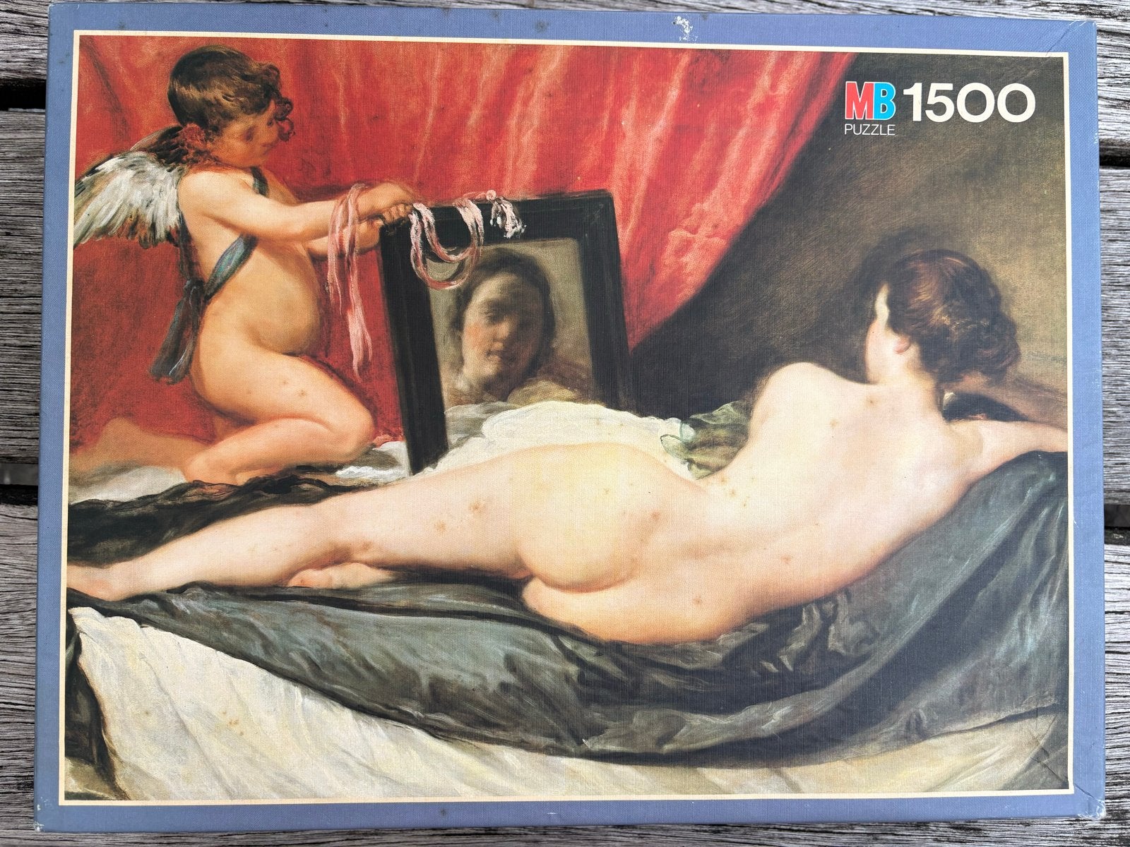 MB Puzzel "La Toilette de Venus" (Velasquez) - 1500 stukjes, Hobby en Vrije tijd, Denksport en Puzzels, Ophalen, 500 t/m 1500 stukjes
