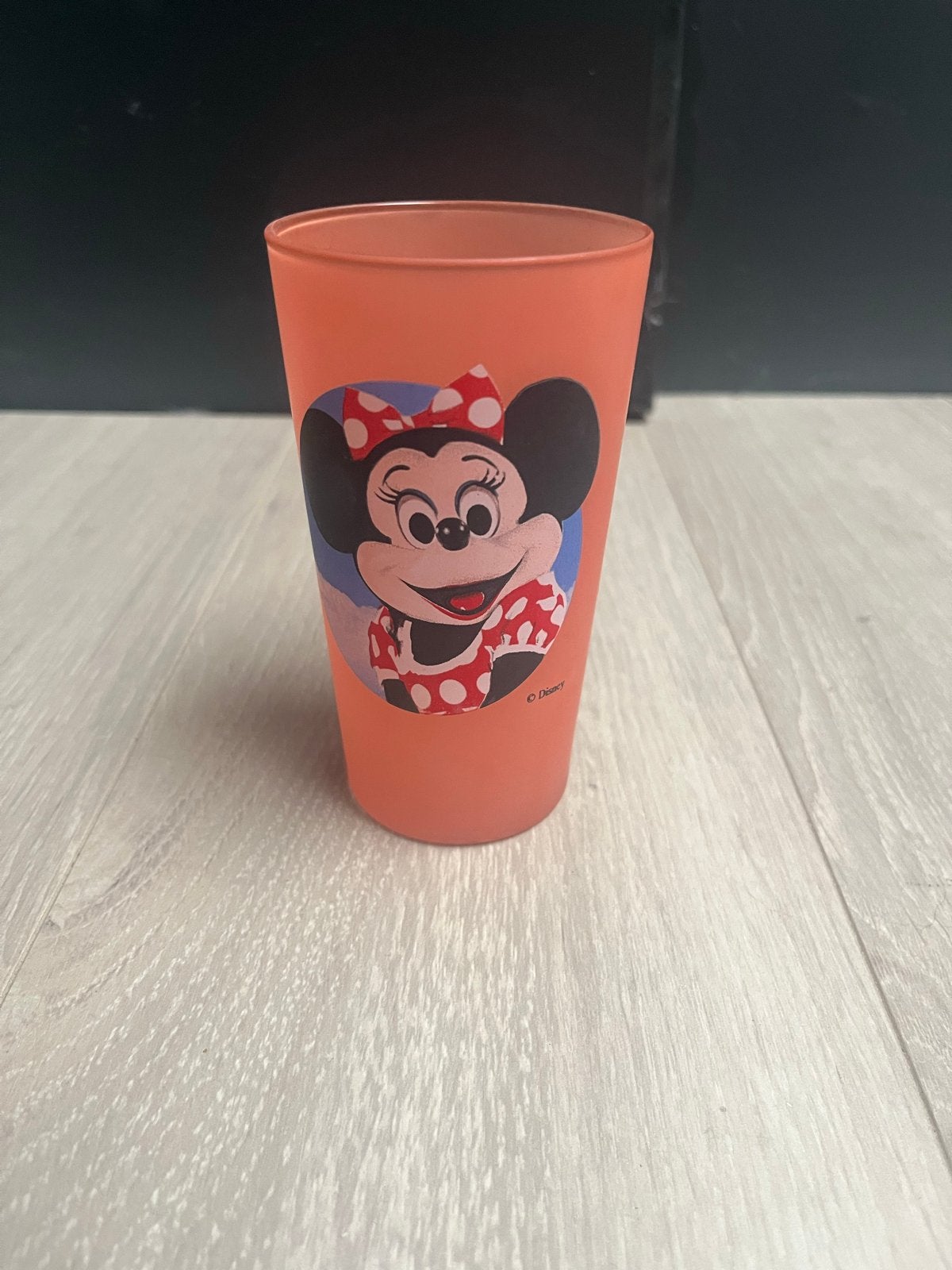 Minnie Mouse beker Disneyland Parijs, Verzamelen, Disney, Gebruikt, Servies, Mickey Mouse, Ophalen of Verzenden