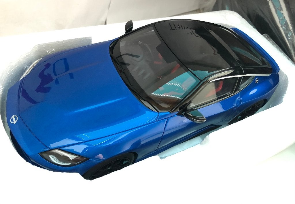 GT Spirit 1:18 Nissan Fairlady Z 2022 blauw metallic nieuw, Ophalen of Verzenden, Nieuw, Auto, Overige merken