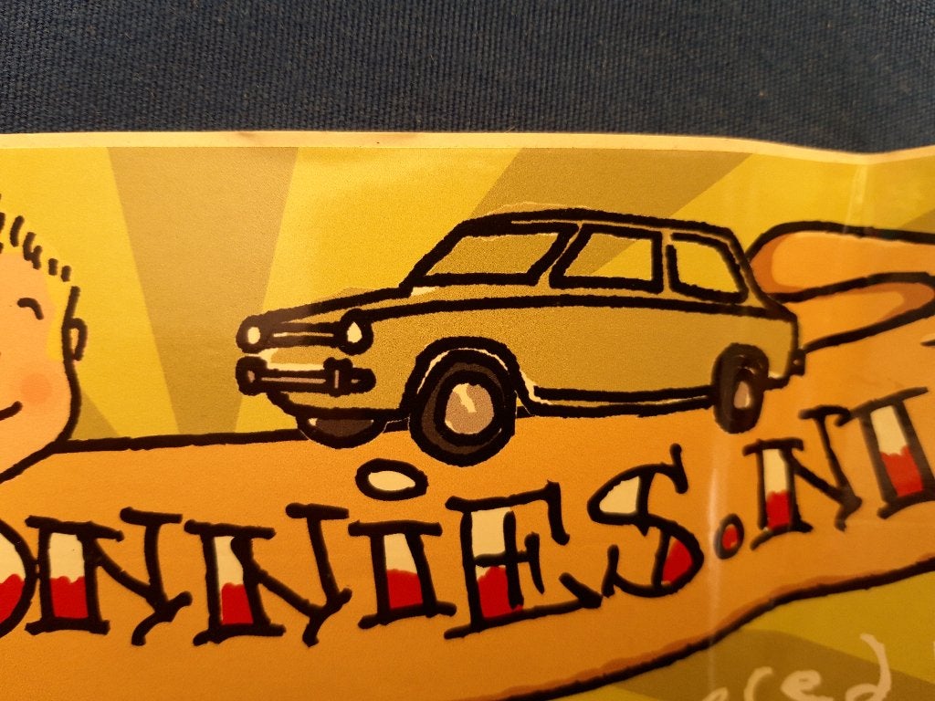sticker de Zjonnies ( Daf 46 ), Ophalen of Verzenden, Zo goed als nieuw, Auto's