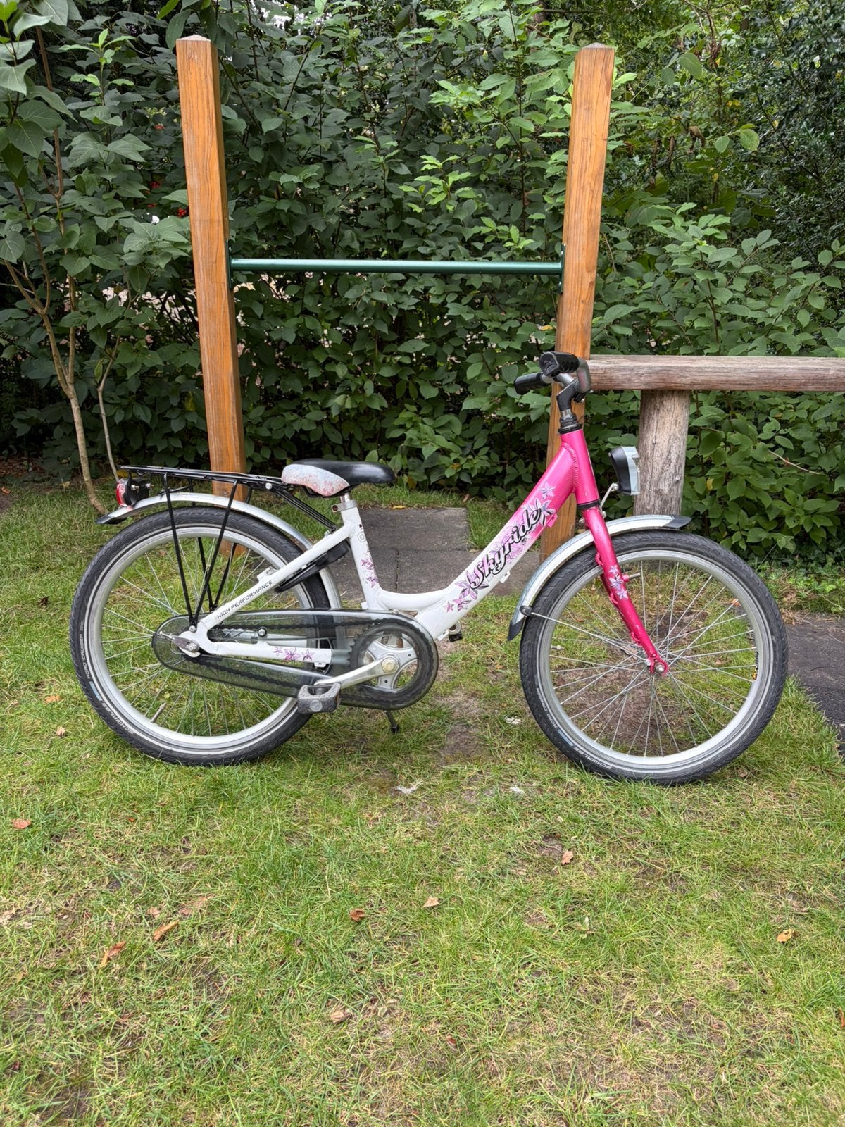 Puky Skyride 20 inch meisjesfiets, Fietsen en Brommers, Ophalen, Gebruikt, Terugtraprem, 20 inch