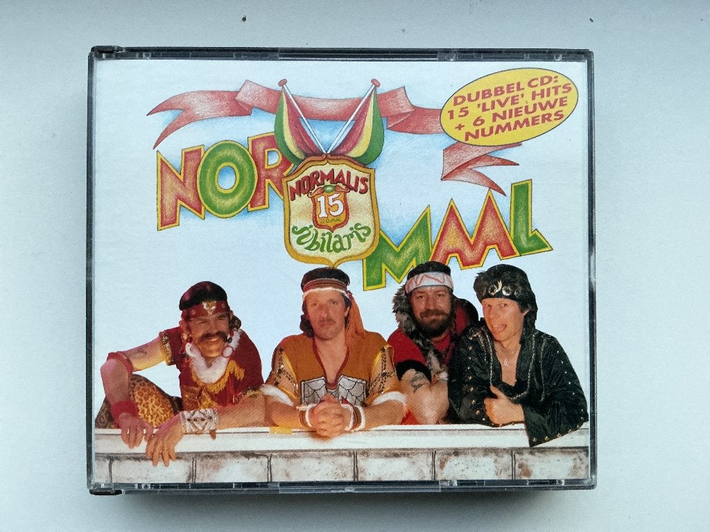 DUBBEL CD VAN NORMAAL # NORMAAL JUBILARIS 15 JOAR., Ophalen of Verzenden, Zo goed als nieuw, Levenslied of Smartlap
