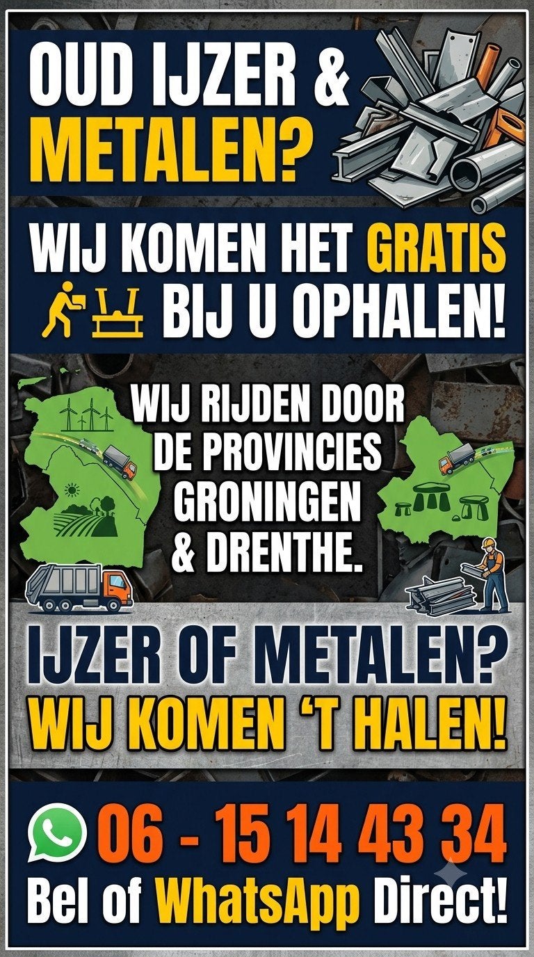 Oudijzer en metalen?, Doe-het-zelf en Verbouw, Metalen, Ophalen
