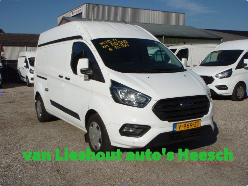Ford Transit Custom 320 L2H2 Trend nette auto 100412 km bj 1, Auto's, 4 cilinders, Wit, Origineel Nederlands, Bedrijf