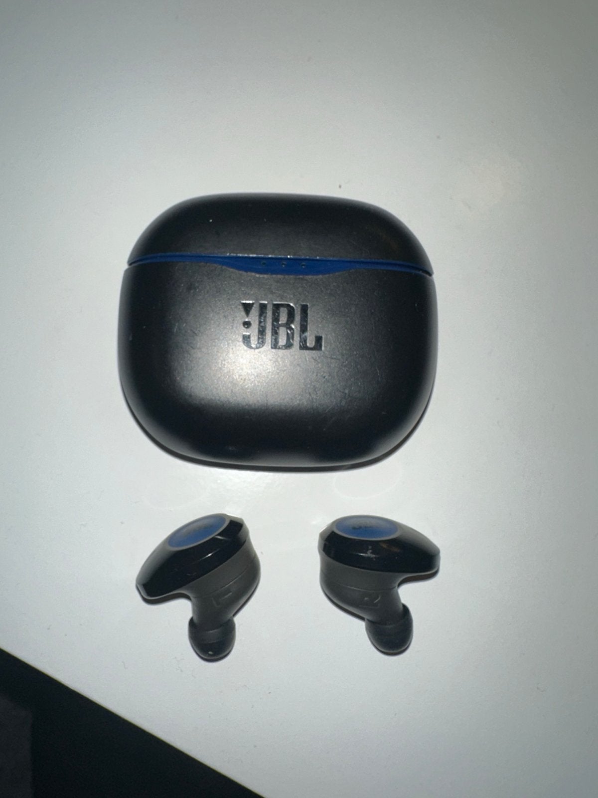 JBL Tune 125TWS Draadloze In-ear Koptelefoon Zwart/Blauw, In-ear, Gebruikt, JBL, Bluetooth