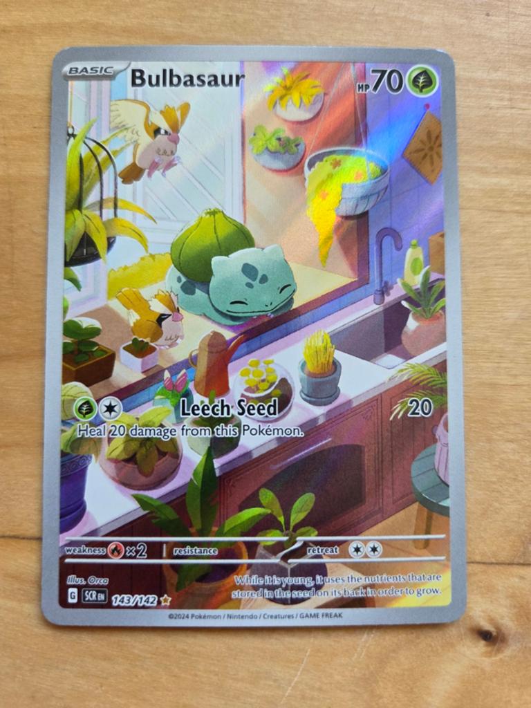 Bulbasaur 143/142 pokemonkaart, Ophalen, Nieuw, Losse kaart