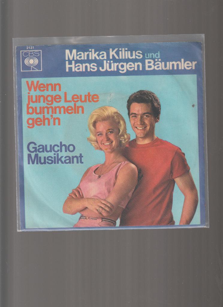 MARIKA KILIUS & HANS JURGEN BAUMLER - WENN JUNGE LEUTE, 7 inch, Single, Zo goed als nieuw, 1960 - 1969