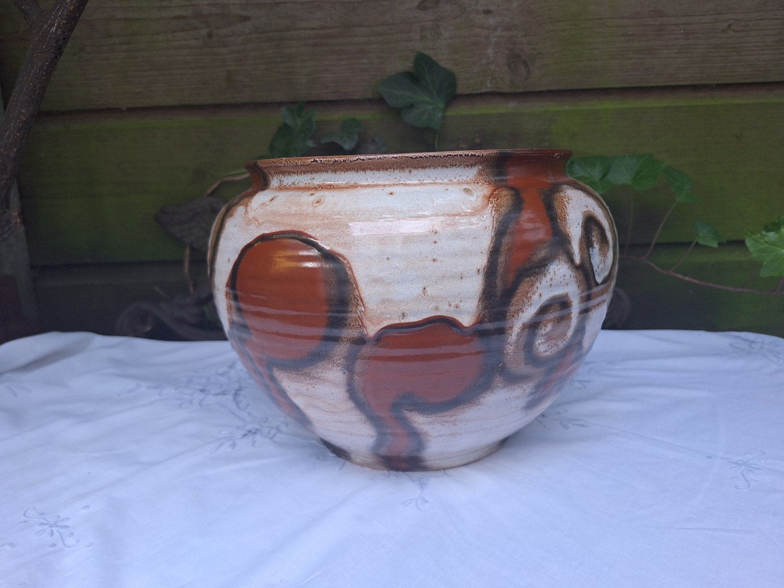 Grote Plateel plantenpot - Zuid Holland, Ophalen of Verzenden