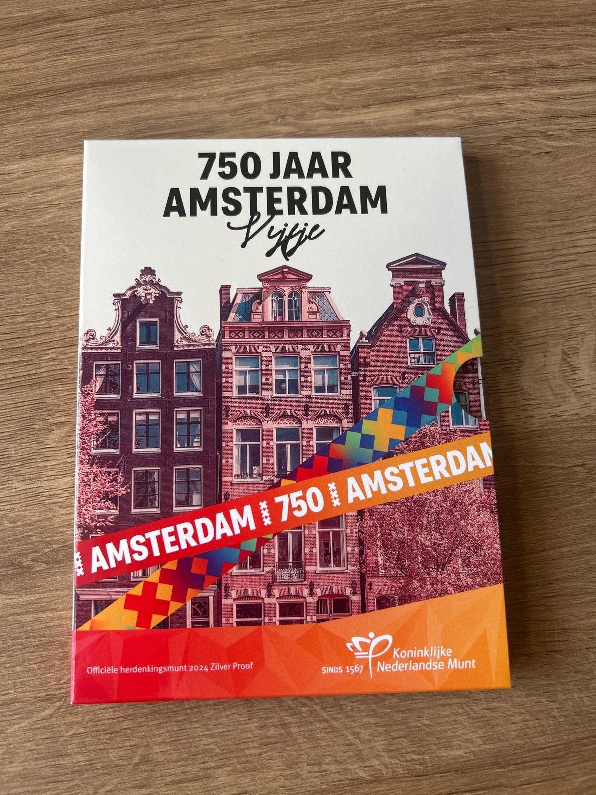 Zilveren Herdenkingsmunt 750 Jaar Amsterdam 2024, Ophalen of Verzenden, Euro's, Losse munt, Zilver